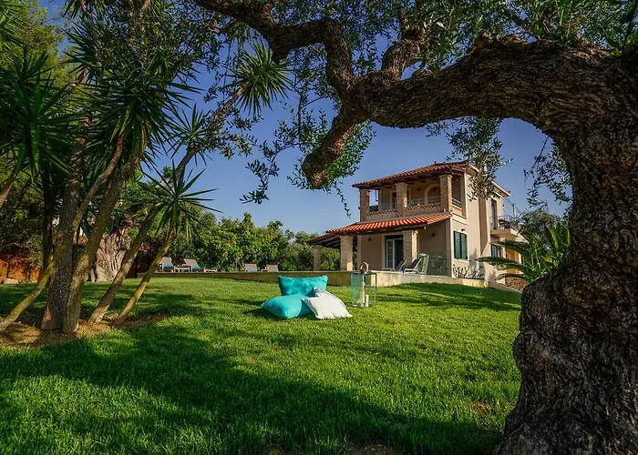 Villa Tierra Verde, Luxury Retreat With 3 Acres Lush Garden Tsilivi (Zakynthos)